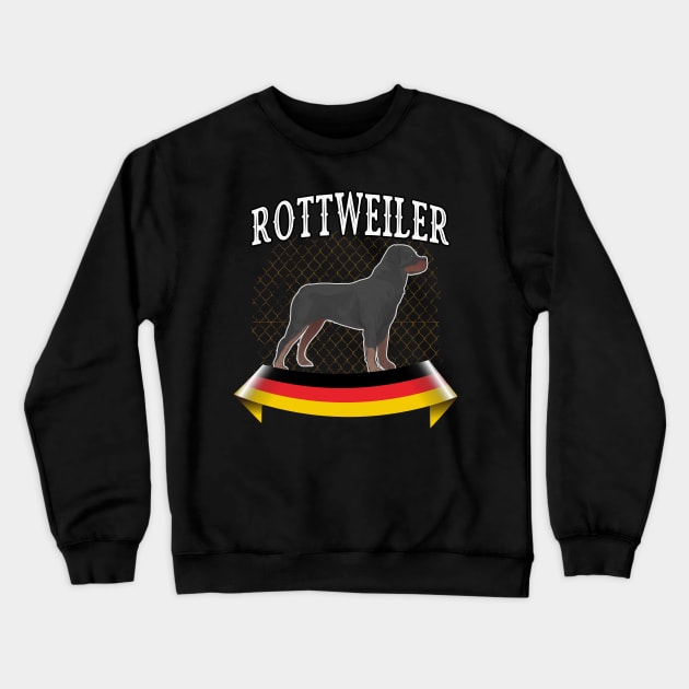 Rottweiler breed dog Crewneck Sweatshirt by Foxxy Merch